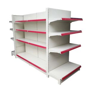 Xingye Factory Custom Size Color Pharmacy shelves supermarket shelves 3 sided