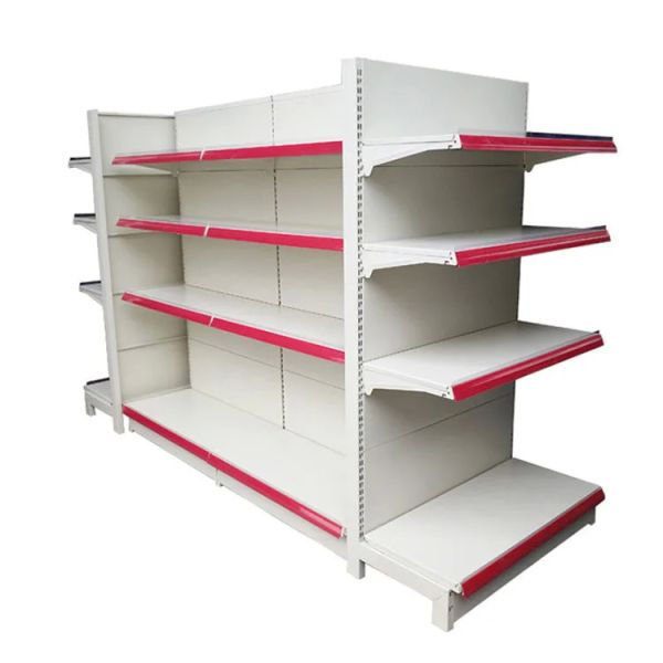 Xingye Factory Custom Size Color Pharmacy shelves supermarket shelves 3 sided