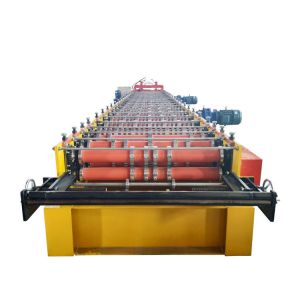 Steel Profile Corrugated Metal Floor Deck Machine With 23 Rollers , Longlife