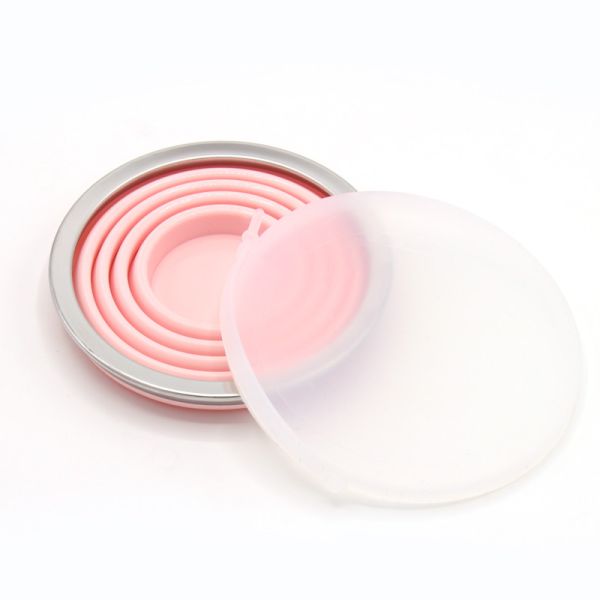 Quality 270ml Portable Ultra Thin Flexible Silicone Folding Cup wholesale