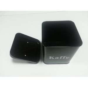 Metal Tin Cookie Containers , Rectangle Tin Case With Handle, 0.25m Thickness