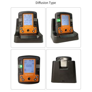 MS104K-M 4 In 1 Portable Gas Analyser O2 H2S CO Combustible Gas / LEL Multi Gas