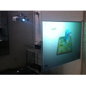 Transparance Thin Foil Game Touch Screen 60 Inch Closed Nano Pet For Security