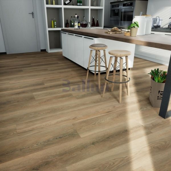 Waterproof Laminated Vinyl Plank Flooring with Wood Texture and Unilin Locking