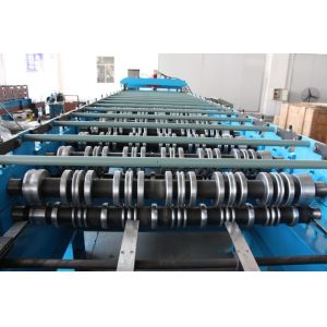 Hydraulic Tile Roll Aluminum Forming Machine 2-4m/Min 40GP Container