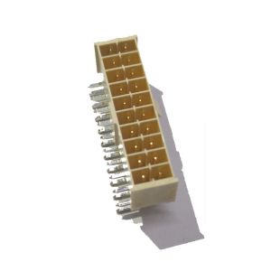 Cheap 2*10PIN Right Angle Wafer 2.54 Pitch Wire To Board Connector With Latch ROHS for sale