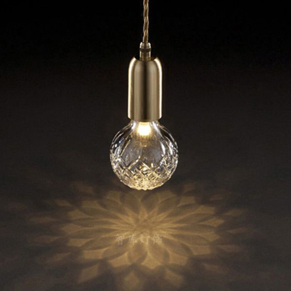 Small Glear glass pendant lights for indoor Dining room Kitchen Lighting Fixtures (WH-GP-23)
