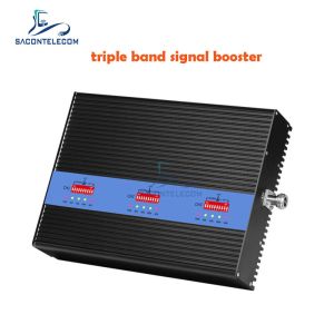 GSM DCS Mobile Phone Signal Booster 2100 Triple Band Repeater IP40 AC110V