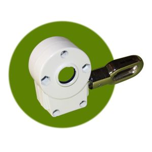 aluminum retractable awning of gear box for manual handle