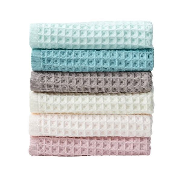 Quality 30*34cm Reusable Waffle Weave Kitchen Towels 100% Cotton Dish for Your Cleaning Needs wholesale