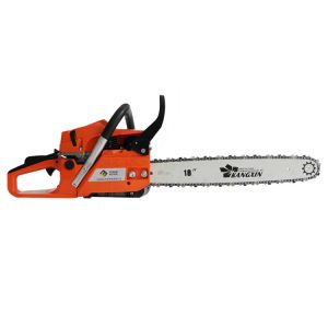 Handheld Stainless Steel Gasoline Chain Saw 52cc Heavy Duty For Tree Cutting