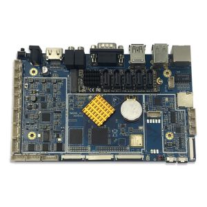 Industrial ARM Motherboard RK3399 Six Core CPU Main Motherboard for Advertising