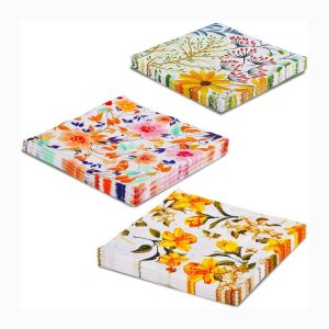 OEM ODM Colorful Paper Napkins , Party Tissue Paper For Dinner Camping