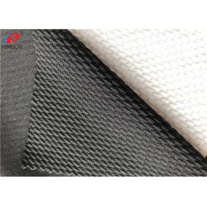 Stretch Jacquard Design Polyester Spandex Fabric , Knitted Bullet Fabric