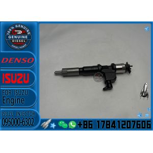 Common Rail Injector 095000-6302 9709500-630 1-15300436-2 For 6WF1 6WG1 Diesel