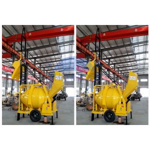JZR350 Diesel Concrete Mixer Machine With Hydraulic Lift Ladder