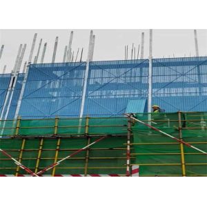 Protective High Rise Safety Screens Lightweight Self Climbing Scaffold System