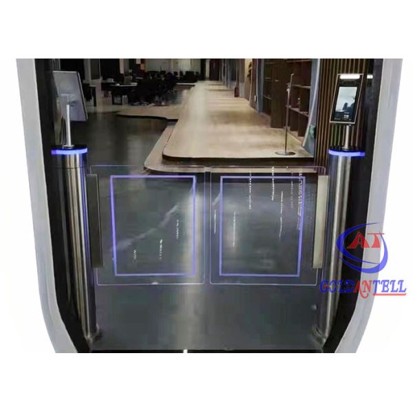 Quality Flap / Swing Speed Turnstile Gate QR Code Turnstile For Public Office wholesale