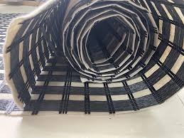 Geogrid Thermal Bonding Nonwoven Fabric By Glue Composite Geogrid Subgrade