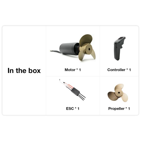 IP68 Waterproof Brushless Thruster Motor 55KG Thrust 10KW