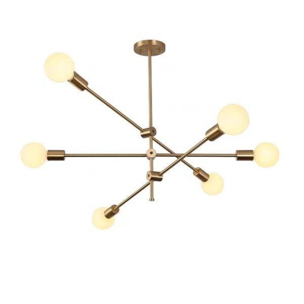 Glass Ball Sinple Style Living Room Modern LED Chandelier