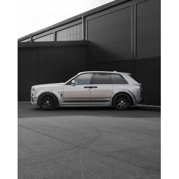 Black Cullinan Rolls Royce Body Kit NT Style Front And Rear Bumper Widebody Kit