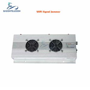 9 Watts Wifi Signal Jammer 3 Channels 2.4G 5.2G 5.8G 100m With AC Adapter