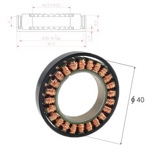 Faradyi Customized Mini Motor 22Mm 12V 16V BLDC Out Runner High Torque Robot Frameless Motor For 3 Axis Gimbal Camera
