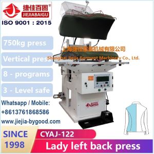 Compressed Air PLC Garment Jacket suit Pressing Machine With Steam Heating