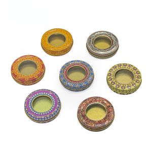 4 Oz 8 Oz Metal Tin Candle Containers Jars 70x20mm Round