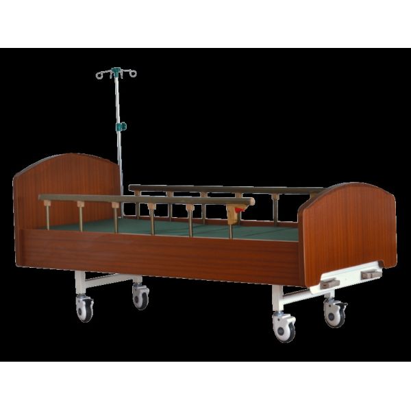 Quality Multi Size Medical Hospital Bed , Luxury Hospital Beds With Two Cranks Three Folding wholesale