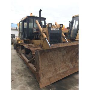 Caterpillar D6G Hydraulic Crawler Second Hand Bulldozers With Scarifier 16320kg