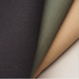 Plain Dyed Polycotton Ripstop Fabric Waterproof Uniform Fabric