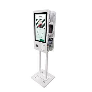 24" Double Sided Terminal Self Service Order Kiosk With POS Bracket