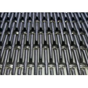 Sgs Ss304 Architectural Woven Wire Mesh In Rolls Antique Brass Plated