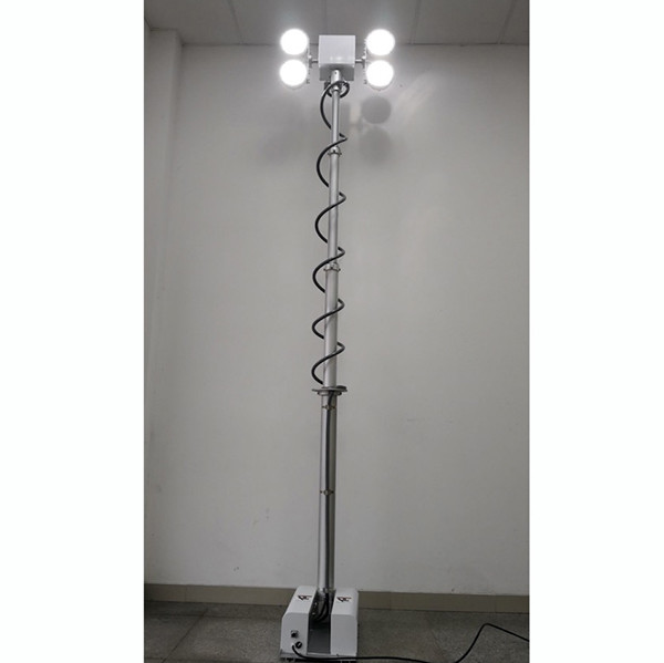 3.5m roof mast lighting-3.8m working height-remote control turn tilt system-LED