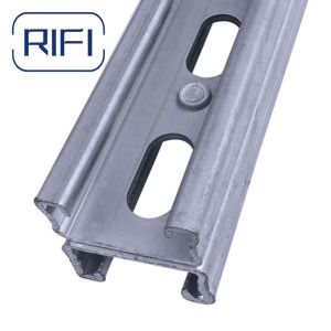 Silver Strut Channel And Fittings with Thickness 0.8mm-3mm for support