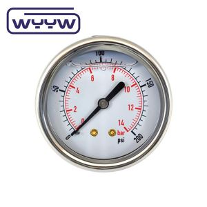 Glycerine Filled Pressure Gauge Manometer OEM ODM OBM Customized