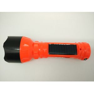 BN-413S Solar Power Rechargeable LED Flashlgith Torch