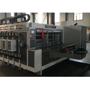 Automatic Independent Flexo Printer Slotter Die Cutter / 2 Colors Flexo Printer