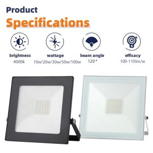 Anti Glare Ultra Slim Flood Light 220v 50w 100w LED Floodlight