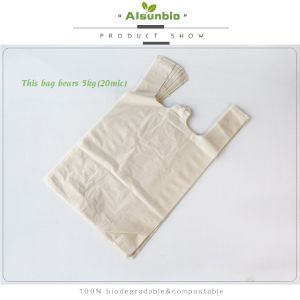 Reusable Biodegradable Shopping Bag T Shirt Shape ODM