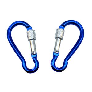 Locking Swivel Mountain Climbing Snap Hooks Custom Logo Aluminum Carabiner