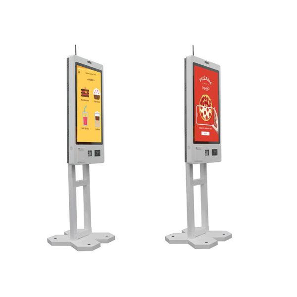Self Ordering Touch Screen Payment Kiosk Restaurant Android Automatic A4 Printer
