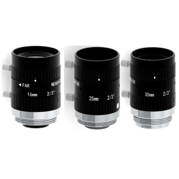 Quality 2/3" 16mm/25mm/35mm F1.8 5MP Manual IRIS C Mount Industrial FA Lens for 2/3", 1/1.8", 1/2", 1/2.9" wholesale