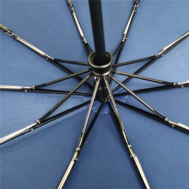 10 Fiberglass Ribs reinforced umbrella Three folding