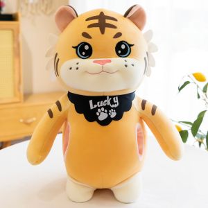 OEM Compact Sewing Plush Fabric Stuffed Tiger Toy