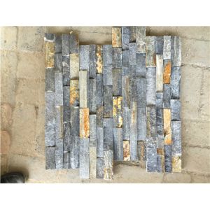 Natural stone Rusty Random Loose Slate Stacked Stone With 25-35mm Thickness