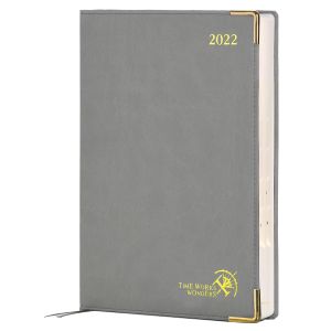 Daily Plan In Grey With Monthly Tabs And Hourly Schedules