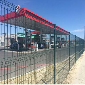 ISO Durable Powder Coat Welded 3D Wire Fencing By Wire Diameter 4.0mm